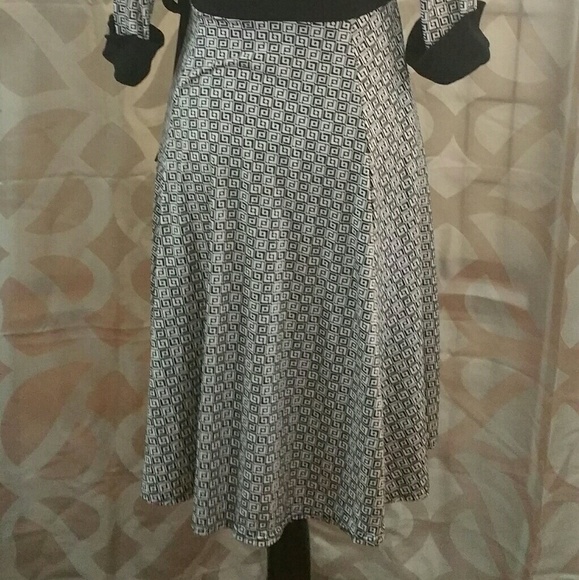SOLD Small Maurices women's midi dress, faux-wrap - Picture 4 of 5